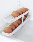 Organize eggs in a fridge