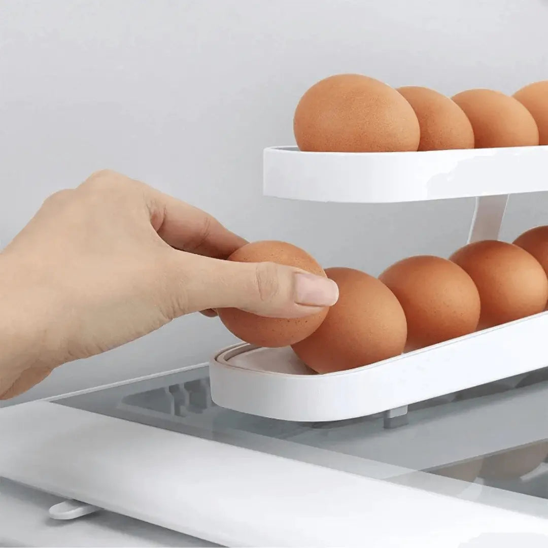 Egg storage organizer is easy to use