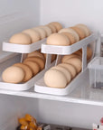 Saving space in a fridge using an organizer