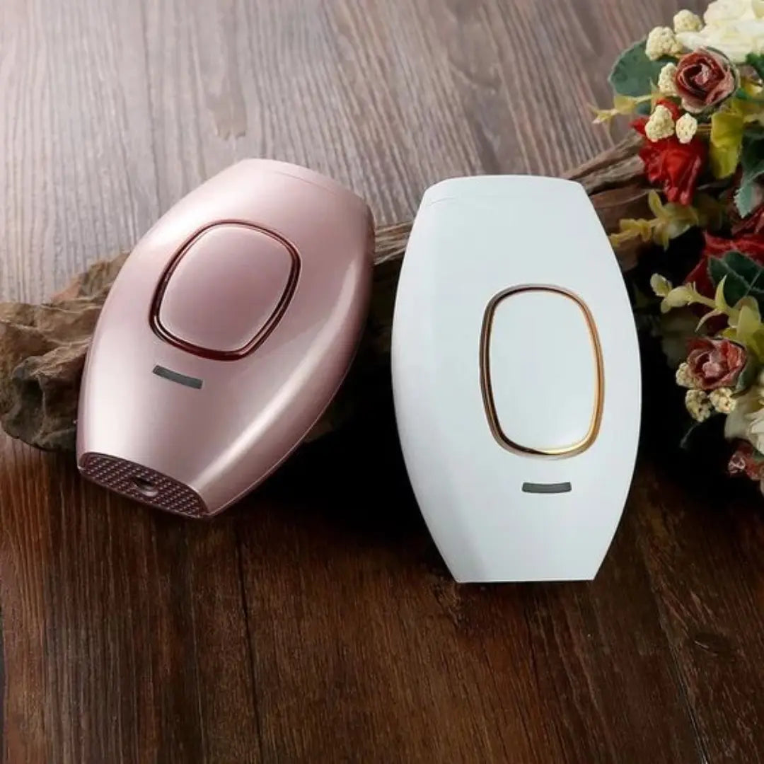White and Pink IPL Laser Hair Remover