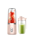 Portable mini blender pink color with additional cup