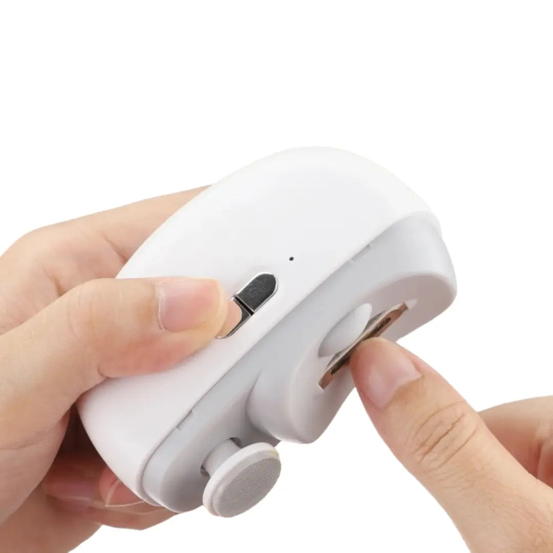 Nail trimmer product in use white color