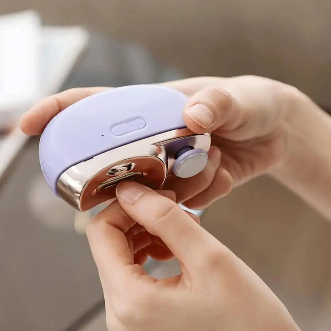 Nail Clipper product demo purple color