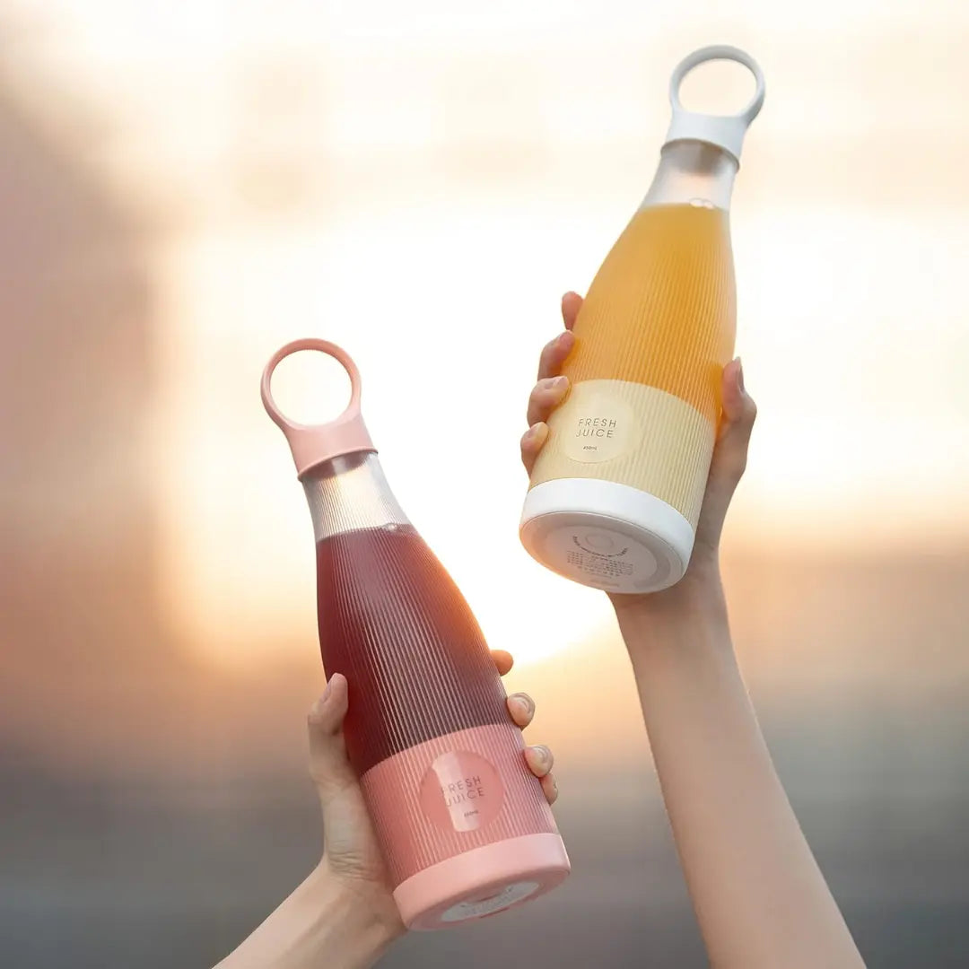 Celeberting with my Portable Burgundy Blenders