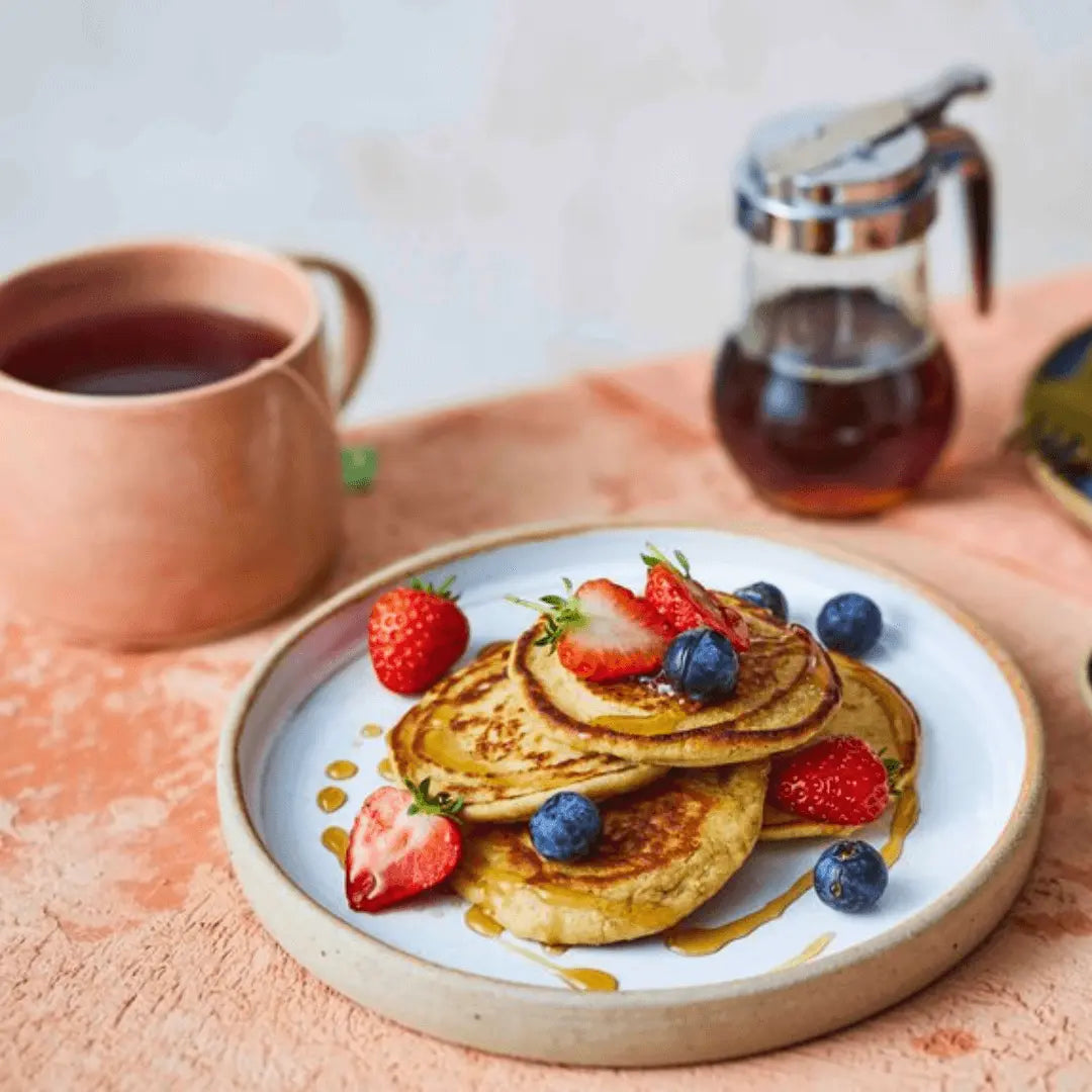 pancakes silicone mold with fruits