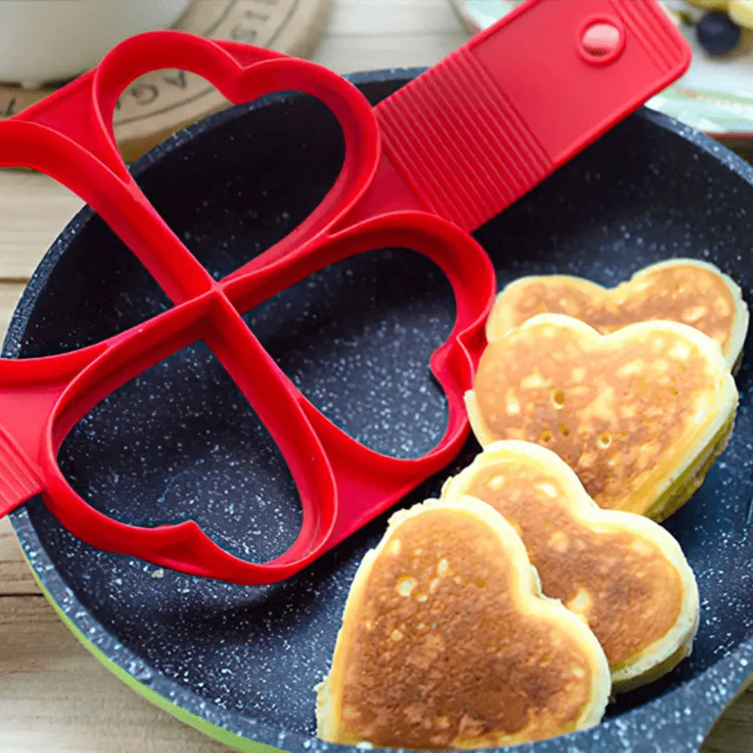 Pancake hearts shape
