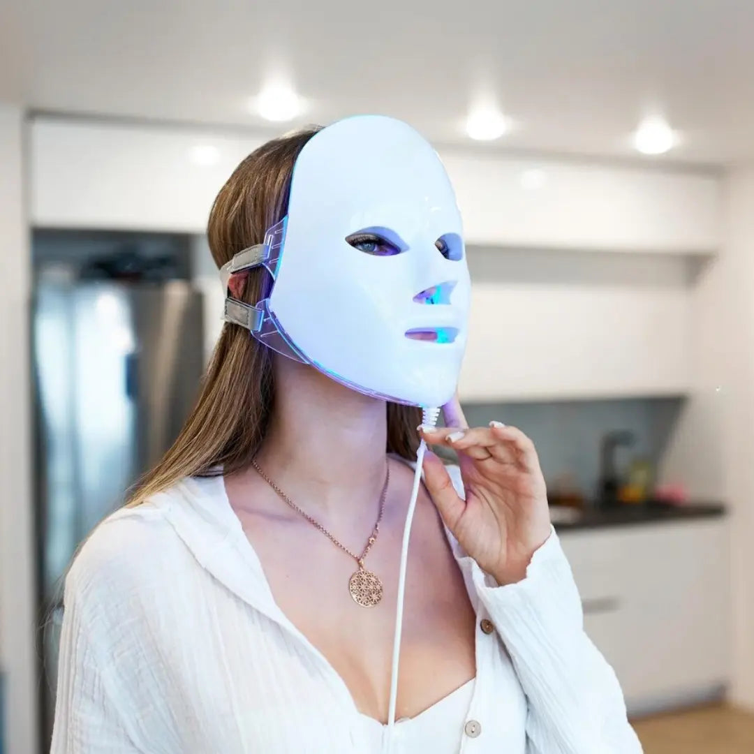 Improving acne with blue light therapy