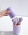 Lavender Verdier Collection - Makeup Brushes Set