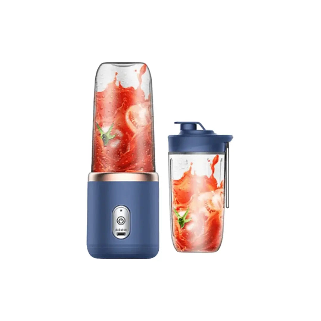 Portable mini blender with additional cup