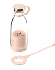 Portable Blender Fresh Juice Pink with a Charger