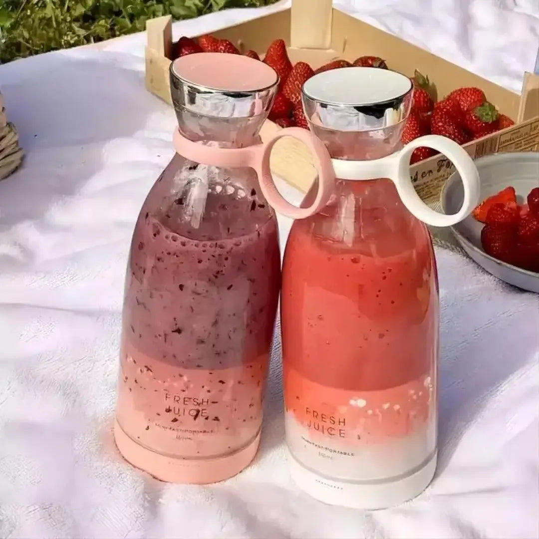 Portable Blender Fresh Strawberry Juice